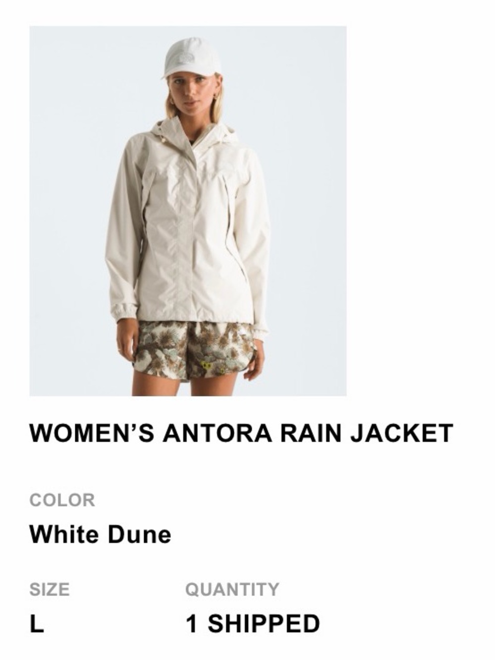 The North Face Women's Antora Jacket - White